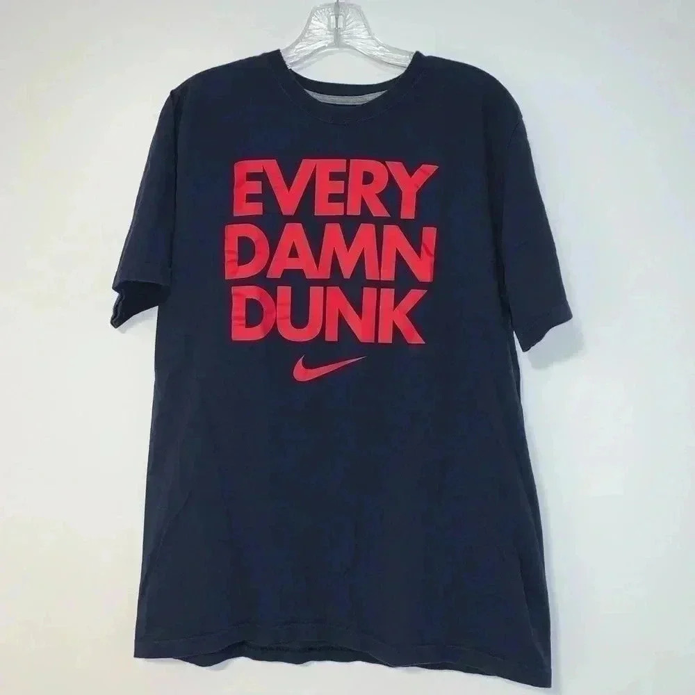 Nike Navy Blue T-Shirt EVERY DAMN DUNK!​​